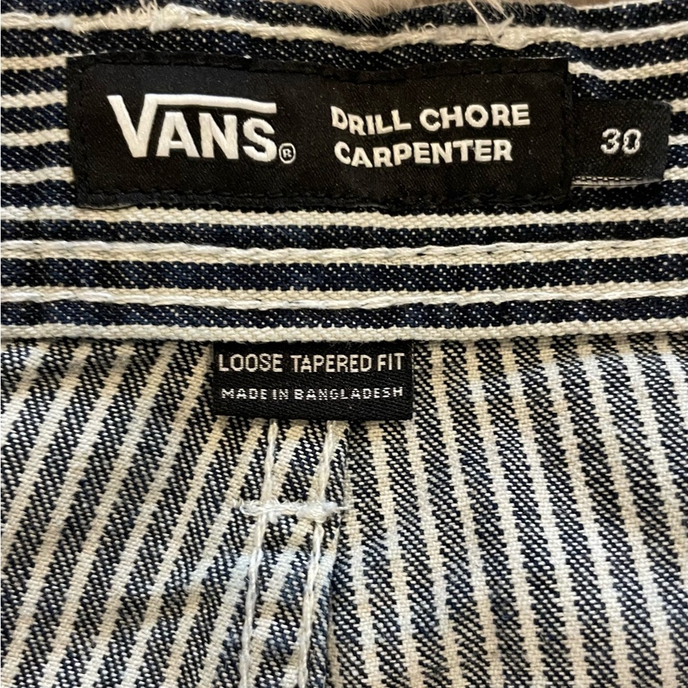 COPY - Vans Drill Chore Carpenter Pant size 30 - like new - Picture 3 of 4
